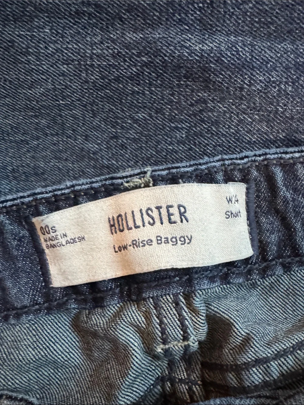 Hollister Dark Blue Straight-Leg Jeans